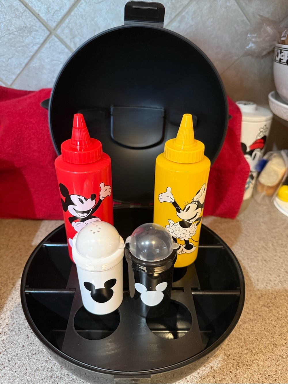 Brand new Disney Target Mickey Mouse Condiment Caddy. Never used